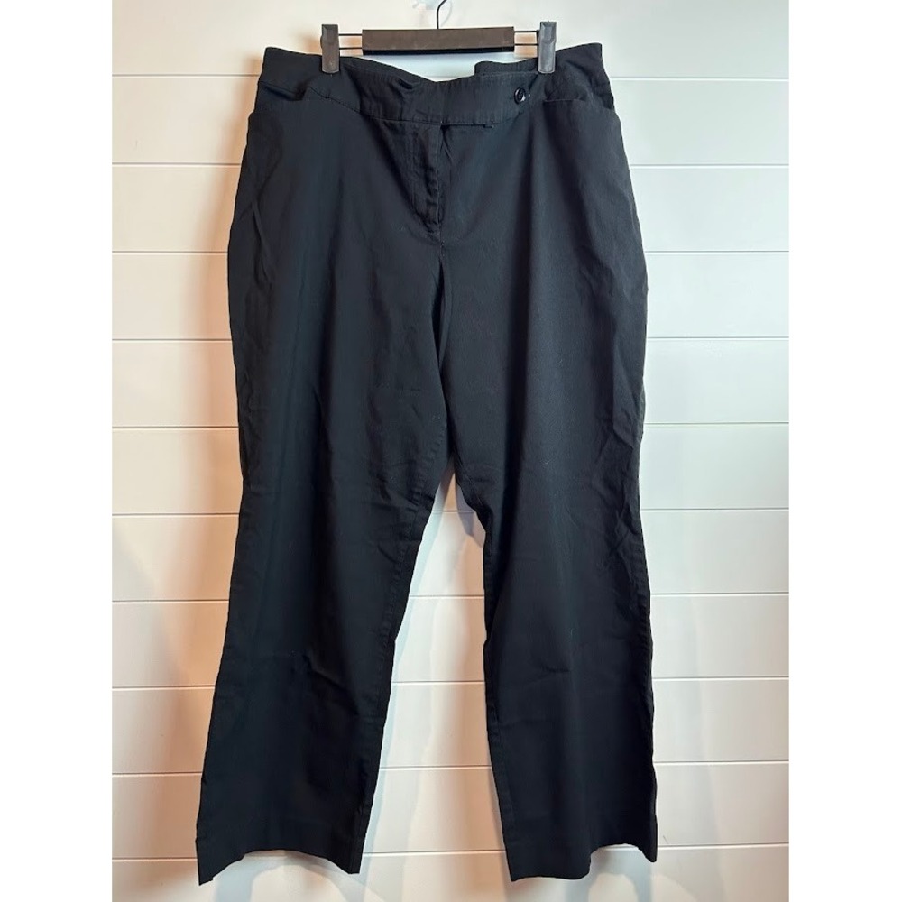Lane Bryant Black Petite‎ Pants Women's 18P Dress Career Work Trousers